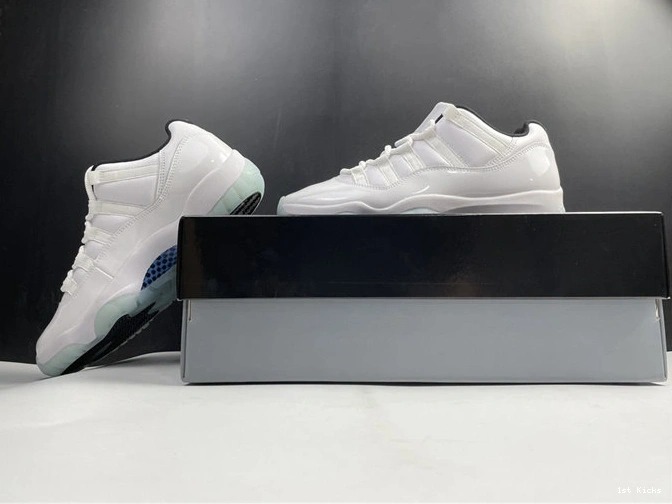 1st Kicks Jordan 4116 Low 11 Blue Retro Legend AV2187- FashionForward 1027